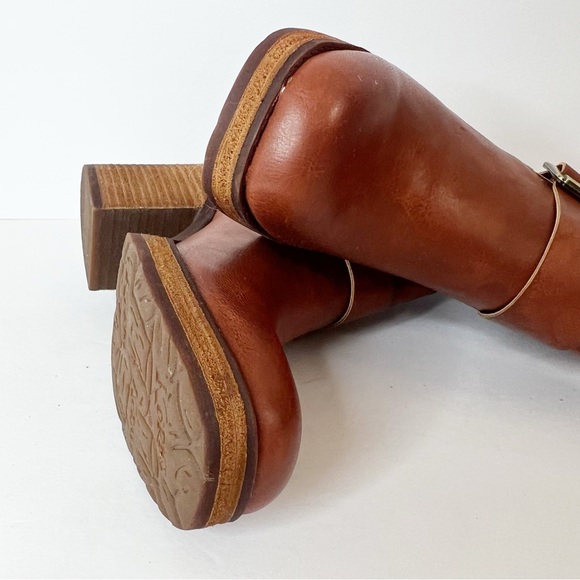 Korks By Kork-Ease Anubd Leather Heeled Lug Sole Boot Size 6 - Picture 9 of 10